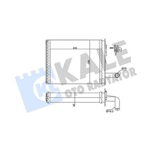 Kalorifer Radyatörü - Fiat Siena, Strada, Palio - Kale-346345