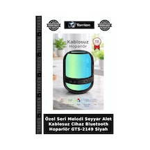Özel Seri Melodi Seyyar Alet Kablosuz Cihaz Bluetooth Hoparlör Gts-2149 Siyah