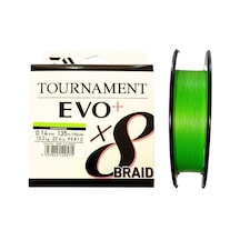 Daiwa Tournament Evo+ 135m 0.14mm 8x Chartreuse İp Misina