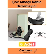 Özel Üretim Bilgisayar Notebook Şarj Kablosu Mutfak Çok Amaçlı Kablo Sarma Düzenleyici 6 Adet