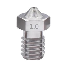 Koodmax 2 Adet 3d Yazıcı E3d V5-v6 Mk8 Extruder 1.75mm / 1.0mm Paslanmaz Çelik Nozzle M6