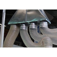 MEGAFLEKS POLİÜRETAN BAKIR TELLİ  ŞEFFAF HORTUM 90MMx3MT PU 070