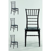 Soho Home Mutfak Sandalyesi 4 Adet -siyah