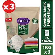 Duru Granül Matik Sabun Klasik 25 Yıkama 3 x 1 KG