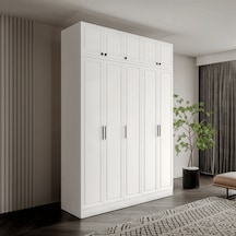 Milas 5 Kapaklı Komple Mdf Yüklüklü Gardırop