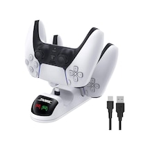 Dobe Ps5 Charging Dock Şarj Istasyonu Ekranli Çiftli Şarj