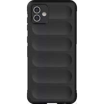 Samsung Uyumlu Galaxy A06 Kılıf Optimum Silikon Siyah,