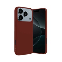 Apple İphone 17 Pro Max First Silikon - Bordo