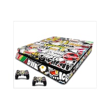 PS4 Slim Stickerbomb Sticker Seti