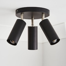 Rsylight Masa Üstü 3 Lü Led Avize Siyah Led Spot Bar Ve Tezgah Üstü Led Avize Panasonıc Günışığı Ampullü Beyaz