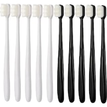 Yetişkin Diş Fırçası Ultra Yumuşak Kıllı Diş Fırçası Hassas Diş Etleri İçin Nano Diş Fırçası Ekstra Diş Fırçaları Hassas Dişler Yellow