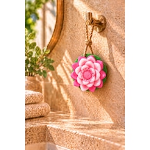Dekoratif Kokulu Sabun & Peeling Etkili Asılabilir Dekoratif Banyo Sabunu &yapraklı Pembe Nilüfer Katı Sabun 9,5 X3,5 Cm - 937781258 Diğer