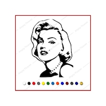 Marilyn Monroe Sticker Oto Sticker Arma Sticker