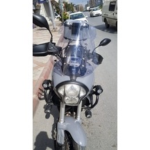 Zeus Motor 2007-2009 Kawasaki Versys 650 Kle Uyumlu Uzun Cam Füme