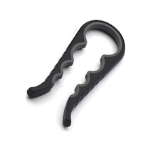 Siyah Silikon Kademeli Kapak Açacağı 23 Cm Siyah Diğer