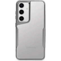 Samsung Galaxy S24 Kılıf Boyi Silikon Kapak - Gümüş