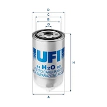 Yakıt Filtresi - Fiat Stilo, Ducato, Doblo, Bravo, Strada, Marea, Brava, Palio, 156, 166, 145 - Ufı-24h2o00