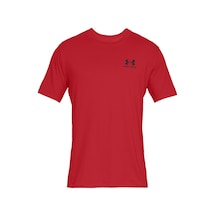 Under Armour Erkek Ua Sportstyle Left Chest Kısa Kollu Tişört 1326799-600 Kırmızı