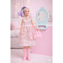 Moda Seti - Aksesuarlı 30 Cm Bebek Seti Lisinya