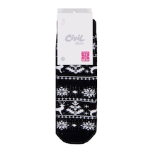 Civil Girls Snow Deer Havlu 2'li 3-11 Yaş Kız Soket Çorap - Standart
