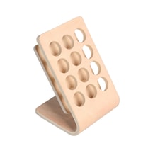 Suntek Esansiyel Yağ Depolama Rafı Parfüm Şişeleri Için Odun