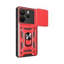 Note 14 4g Pars Lens Yüzüklü Silikon - Kırmızı