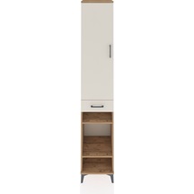 Hyperion Dolap 6 Raflı Tek Çekmeceli Tek Kapaklı 44x44x243 Çam-aytaşı Atlas Çam