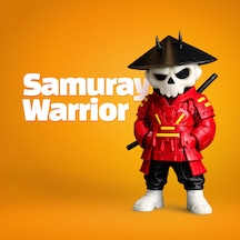 Kuru Kafa Samuray Warrior Özel Seri Kırmızı Özel Seri Koleksiyon Ürünü Oyuncak Figür
