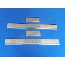 Hyundai I20 Krom Kapı Eşiği 2014-2020 4 Parça Paslanmaz Çelik (501405933)