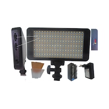 Led-228 Bataryalı Kamera Tepe Lambası 228 Led Videolight