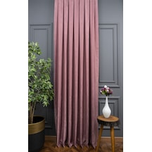 Evdepo Home Gül Kurusu Fon Perde Tek Kanat (535093168) Gülkurusu