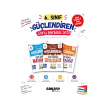Ankara Yayıncılık 2027 6. Sınıf Matematik + Sosyal Bilgiler + Paragraf Yeni Müfredat Bağlam Temelli Güçlendiren Soru Bankası Seti 3 Kitap
