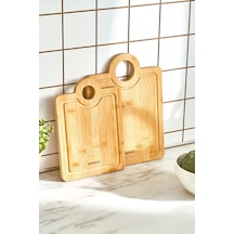 Karaca  Alis Bamboo 2'li Pro Kesme Tahtası