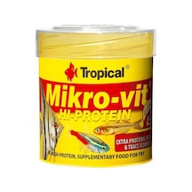 Tropical Mikro-Vit Hı-Protein Yavru Balıklar İçin Yüksek Proteinli