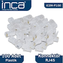 Inca Cat6 Rj45 Plasti̇K 100Lü Konnektör