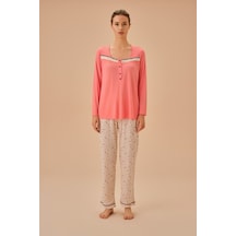 Suwen Young Mother Pijama Takımı Sh25162660334 Pembe
