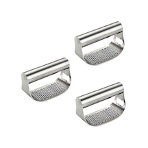 Paslanmaz Çelik Sarımsak Presi, Yeni Sarımsak Presi Salıncağı, Sarımsak Ezmek İçin Rahat Saplı Sarımsak Doğrayıcı Mutfak Aletlerigümüşbeyaz Siyah