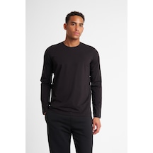 Lescon Erkek Uzun Kol T-shirt 25s-1236-25n Siyah
