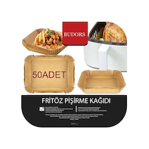 Ayrex Airfryer Pişirme Kağıdı 50 Adet Airfrey Yagli Kagit Pisirme Kagidi Fritoz Air Fryer Hava Fritözü