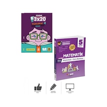 5.sınıf Matematik Alıştırmalı Soru Bankası + Paragraf Deneme 2 Kitap Bigelio + Gizli