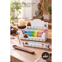 1 Adet 7 Chakra Tütsü Çakra Dengeleme İçin Çubuk Tütsü, Ruhsal Kullanım, Meditasyon Ve Aromaterapi Incense Sticks
