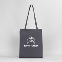 Citroen Logo 2 Gri Gabardin Bez Çanta