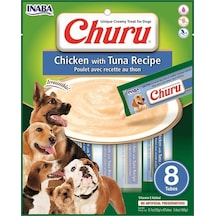 Ciao Churu Ton Balıklı ve Tavuklu Tamamlayıcı Köpek Ödül Maması 8'li 160 G