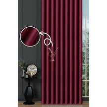 Blackout Fon Perde V-2039 Bordo Bordo