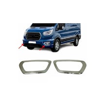 Ford Transit 2019 Sonrası Krom Paslanmaz Çelik Sis Farı Çerçeves