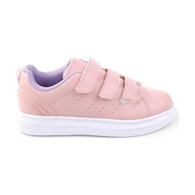 Cool Arel Pudra Cırtlı Hafif Kız Çocuk Sneakers Ayakkabı Pudra