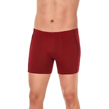 6 Adet Yıldız Erkek Likralı Modal Boxer Short Bordo 109 001