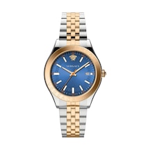 Versace Quartz Erkek Kol Saati Vrscvevk01424 Altın - Mavi