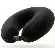 Silikon Dolgulu U Tipi Seyahat Yastığı Boyun Destekli Yolculuk Yastığı, Uçak, Araba, Tren Ve Otobüs Kullanımı İçin, Ergonomik Tasarım, Taşınabilir Boyun Yastığı Açık Indigo