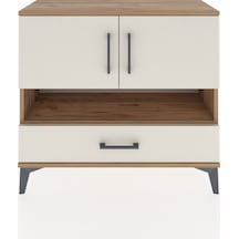 Arges Şifonyer 3 Raflı Tek Çekmeceli 2 Kapaklı 88x30x80 Çam-a... Çam